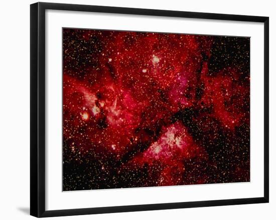 Stars and Nebula-Terry Why-Framed Photographic Print