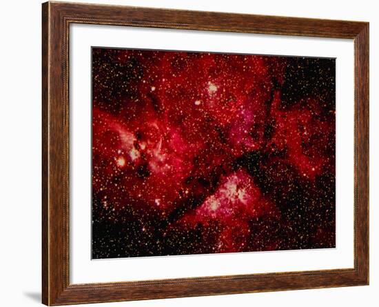 Stars and Nebula-Terry Why-Framed Photographic Print