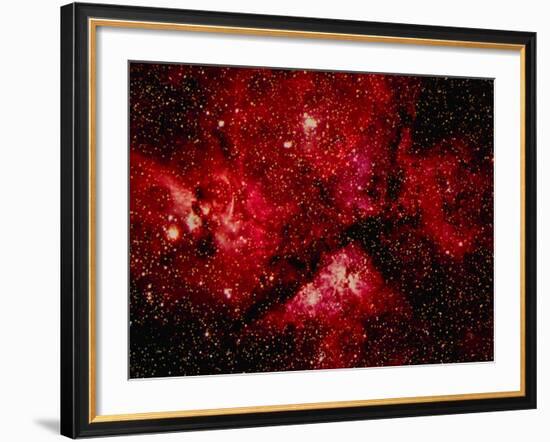 Stars and Nebula-Terry Why-Framed Photographic Print