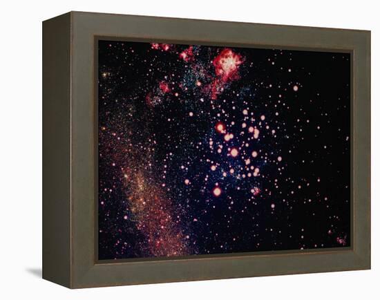 Stars and Nebula-Terry Why-Framed Premier Image Canvas