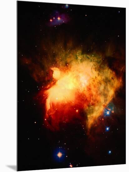 Stars and Nebula-Terry Why-Mounted Premium Photographic Print