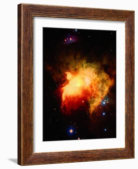 Stars and Nebula-Terry Why-Framed Photographic Print