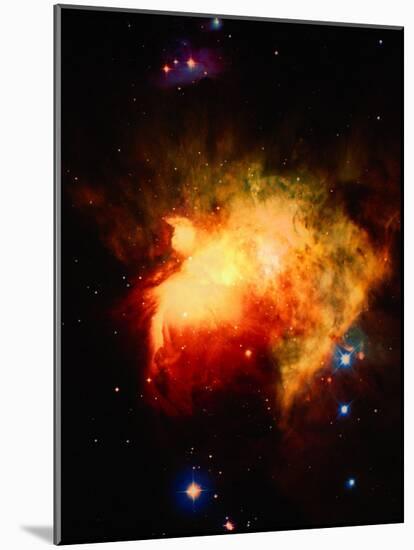 Stars and Nebula-Terry Why-Mounted Photographic Print