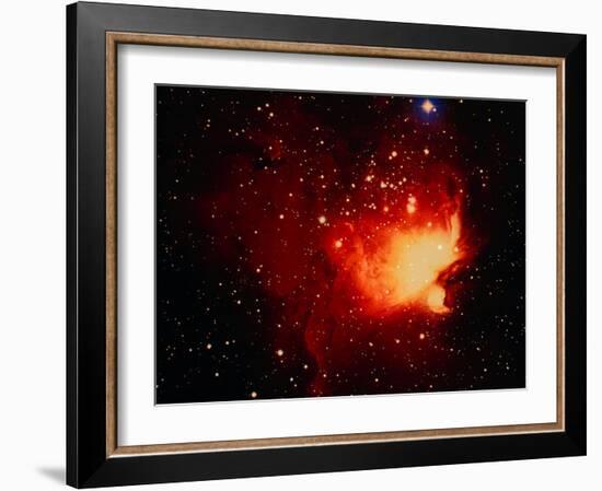 Stars and Nebula-Terry Why-Framed Photographic Print