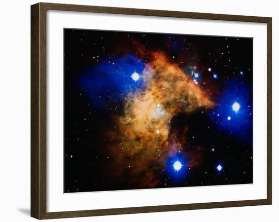 Stars and Nebula-Terry Why-Framed Premium Photographic Print