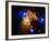 Stars and Nebula-Terry Why-Framed Premium Photographic Print