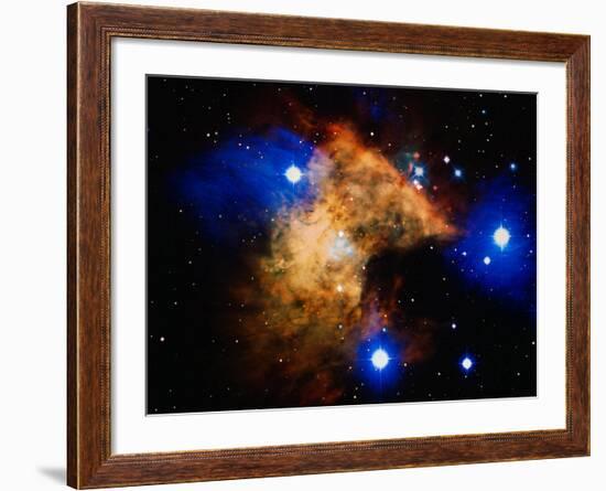 Stars and Nebula-Terry Why-Framed Premium Photographic Print