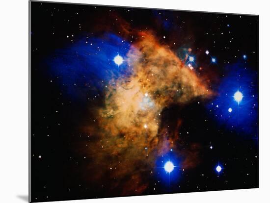 Stars and Nebula-Terry Why-Mounted Photographic Print