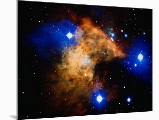 Stars and Nebula-Terry Why-Mounted Photographic Print