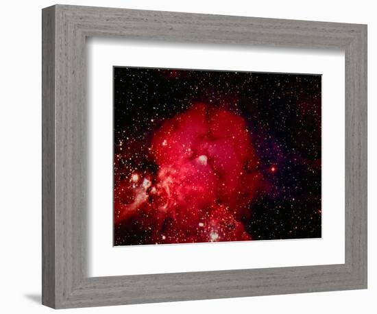 Stars and Nebula-Terry Why-Framed Photographic Print