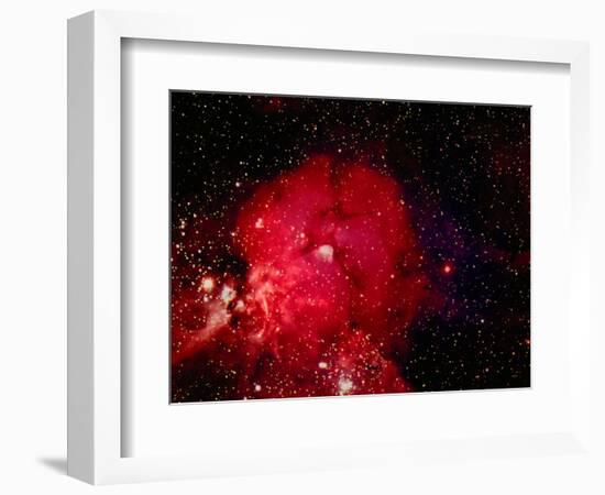 Stars and Nebula-Terry Why-Framed Photographic Print