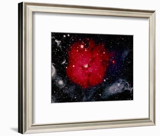 Stars and Nebula-Terry Why-Framed Photographic Print