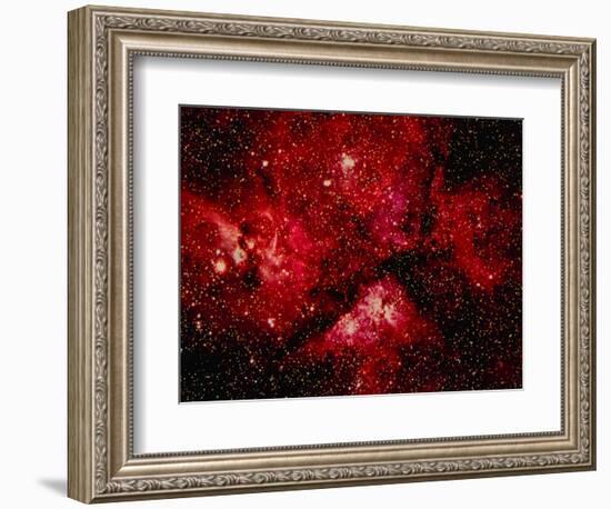 Stars and Nebula-Terry Why-Framed Photographic Print