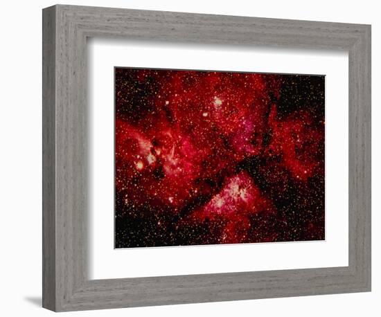 Stars and Nebula-Terry Why-Framed Photographic Print