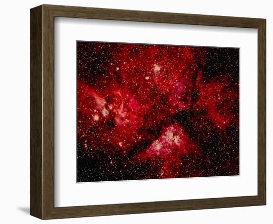 Stars and Nebula-Terry Why-Framed Photographic Print