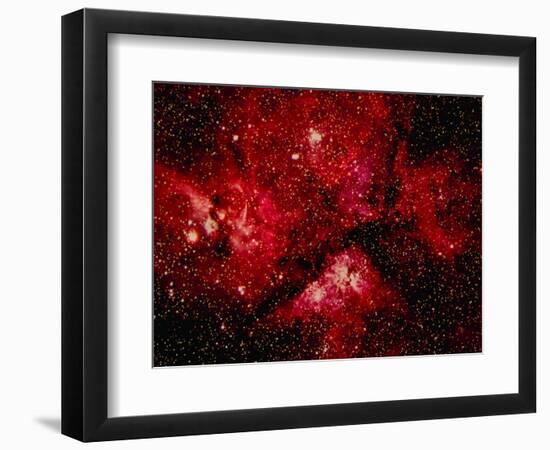 Stars and Nebula-Terry Why-Framed Photographic Print