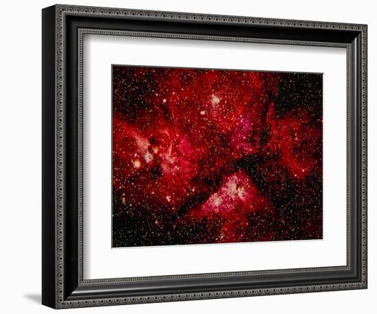 Stars and Nebula-Terry Why-Framed Photographic Print