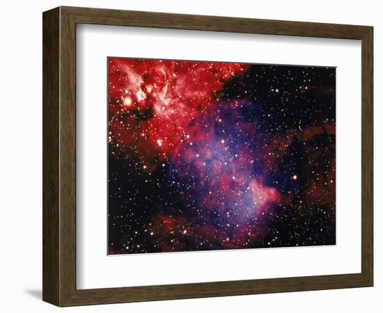 Stars and Nebula-Terry Why-Framed Photographic Print