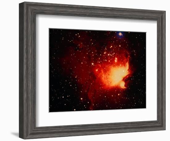 Stars and Nebula-Terry Why-Framed Photographic Print