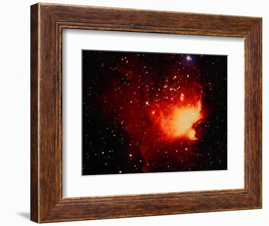 Stars and Nebula-Terry Why-Framed Photographic Print