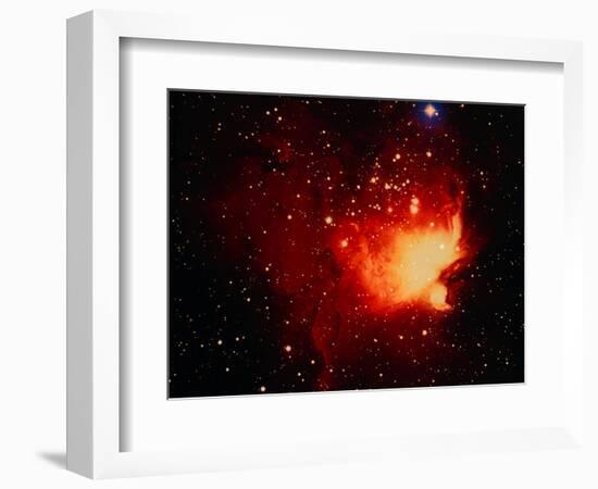 Stars and Nebula-Terry Why-Framed Photographic Print