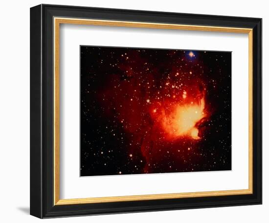 Stars and Nebula-Terry Why-Framed Photographic Print