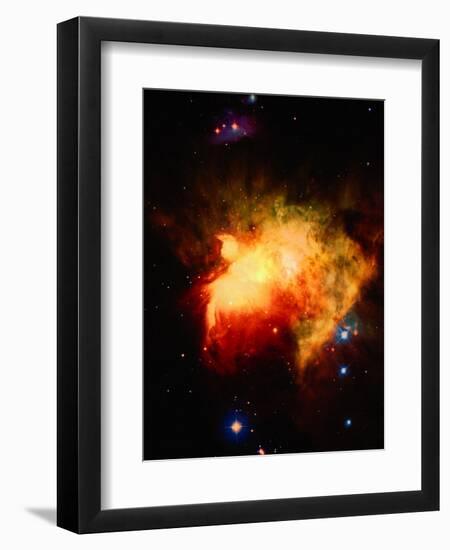 Stars and Nebula-Terry Why-Framed Photographic Print