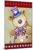 Stars and Stripes Bear-Valarie Wade-Mounted Premium Giclee Print