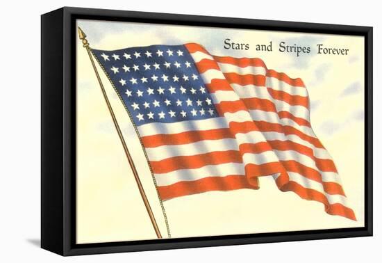 Stars and Stripes Forever, Flag-null-Framed Stretched Canvas