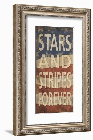 Stars and Stripes Forever-Sparx Studio-Framed Art Print