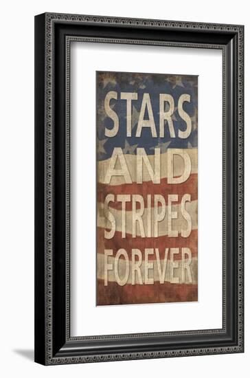 Stars and Stripes Forever-Sparx Studio-Framed Art Print