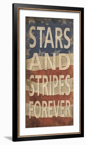 Stars and Stripes Forever-Sparx Studio-Framed Art Print