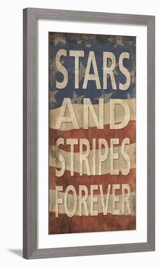 Stars and Stripes Forever-Sparx Studio-Framed Art Print