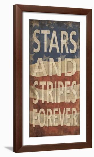 Stars and Stripes Forever-Sparx Studio-Framed Art Print