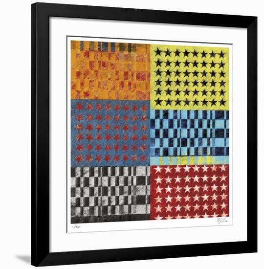 Stars and Stripes-Mj Lew-Framed Giclee Print