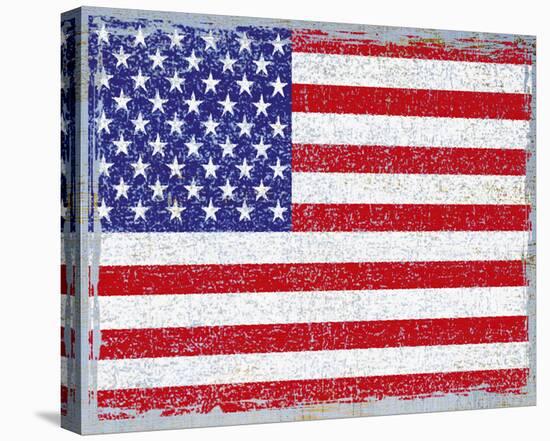 Stars and Stripes-Ben James-Framed Stretched Canvas