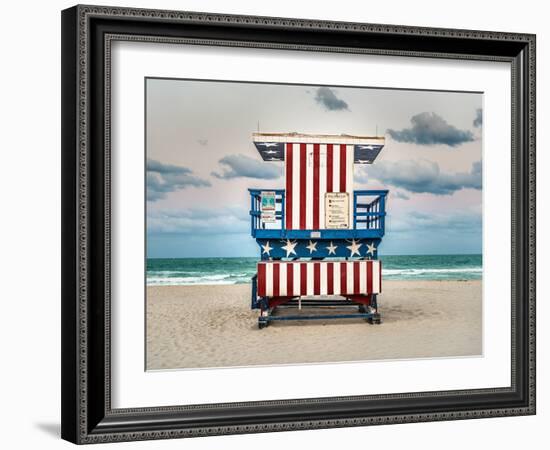 Stars and Stripes-Shelley Lake-Framed Photographic Print