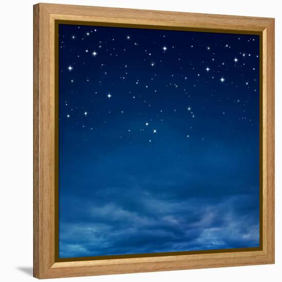 Stars in the Night Sky-egal-Framed Premier Image Canvas