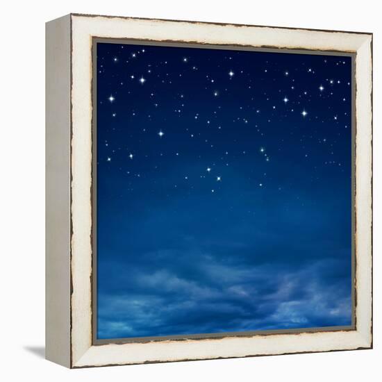 Stars in the Night Sky-egal-Framed Premier Image Canvas