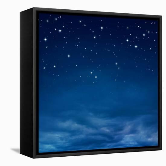 Stars in the Night Sky-egal-Framed Premier Image Canvas