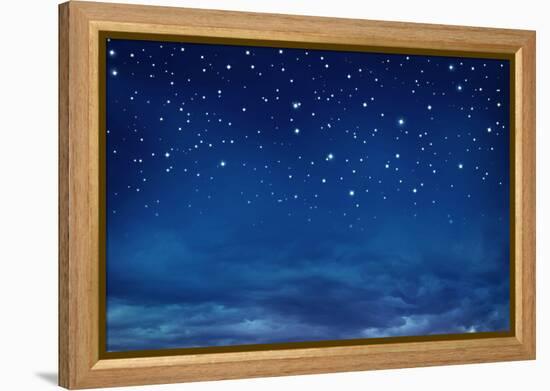 Stars in the Night Sky-egal-Framed Premier Image Canvas