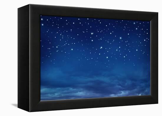 Stars in the Night Sky-egal-Framed Premier Image Canvas