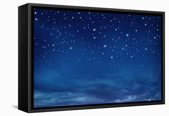 Stars in the Night Sky-egal-Framed Premier Image Canvas