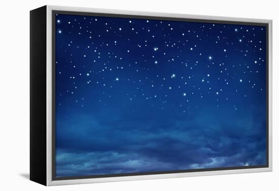 Stars in the Night Sky-egal-Framed Premier Image Canvas