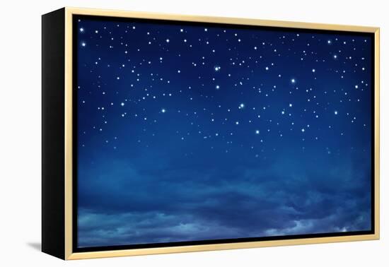 Stars in the Night Sky-egal-Framed Premier Image Canvas