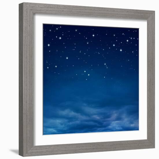 Stars in the Night Sky-egal-Framed Photographic Print