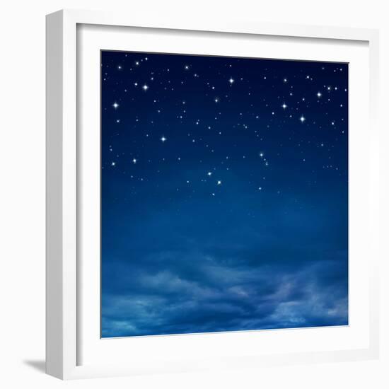 Stars in the Night Sky-egal-Framed Photographic Print