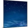 Stars in the Night Sky-egal-Mounted Photographic Print