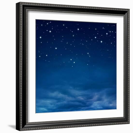 Stars in the Night Sky-egal-Framed Photographic Print