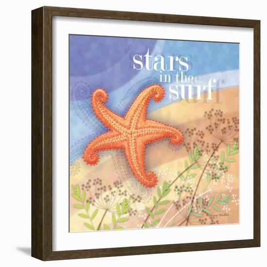 Stars in the Surf-Nancy Archer-Framed Art Print